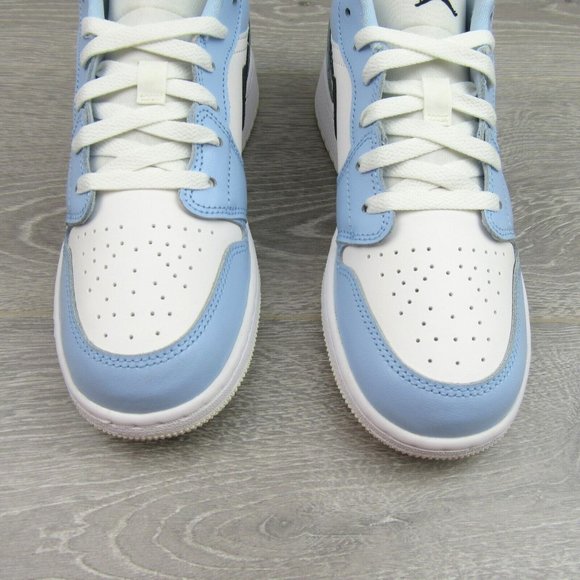 Jordan 1 Low Ice Blue GS Size 6.5Y / Womens Size 8 Sneakers NEW - Picture 5 of 15